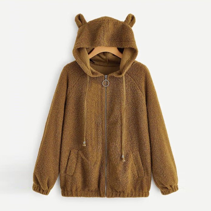 Zara плюшевое худи