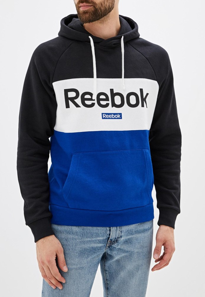 Reebok big logo толстовка