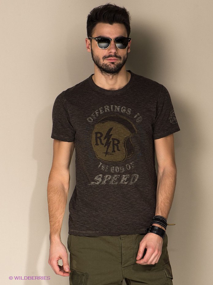T-Shirts коричневая