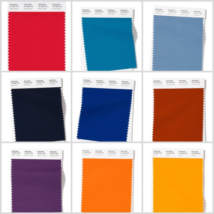 Pantone Весна лето 2022