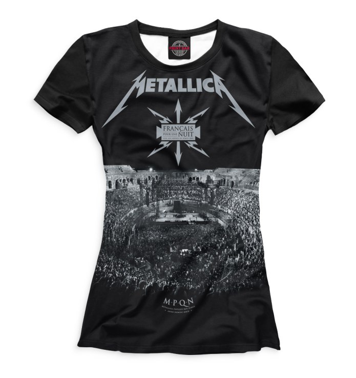Футболка с принтом Metallica