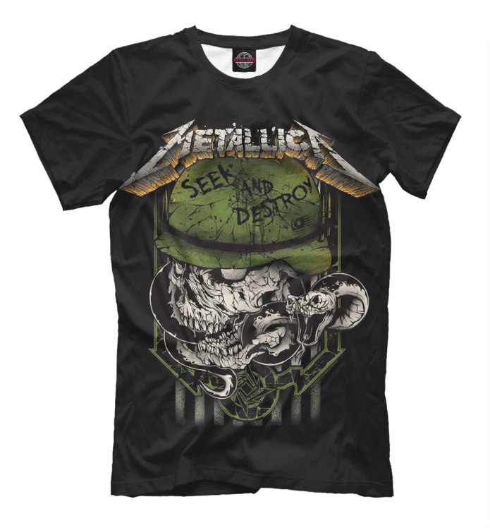 Чёрная майка Metallica