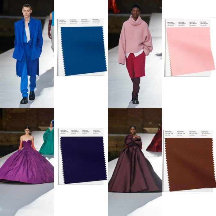 Pantone осень зима 2021-2022