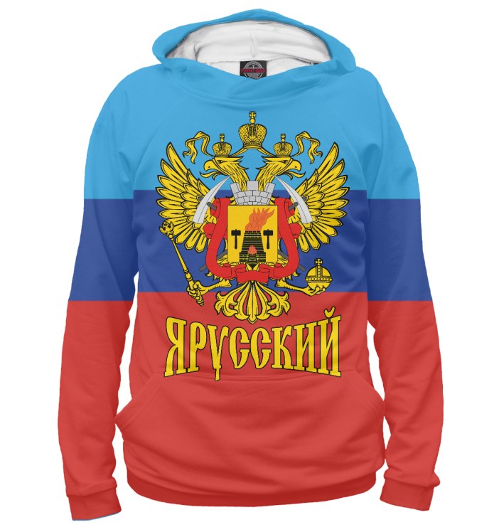 Футболка с надписью Русь
