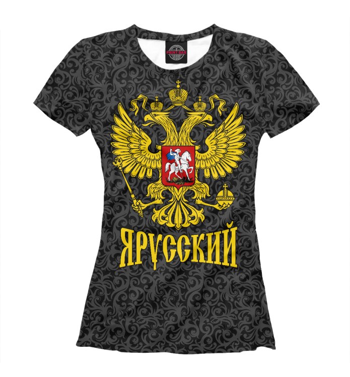Футболка с надписью я русская