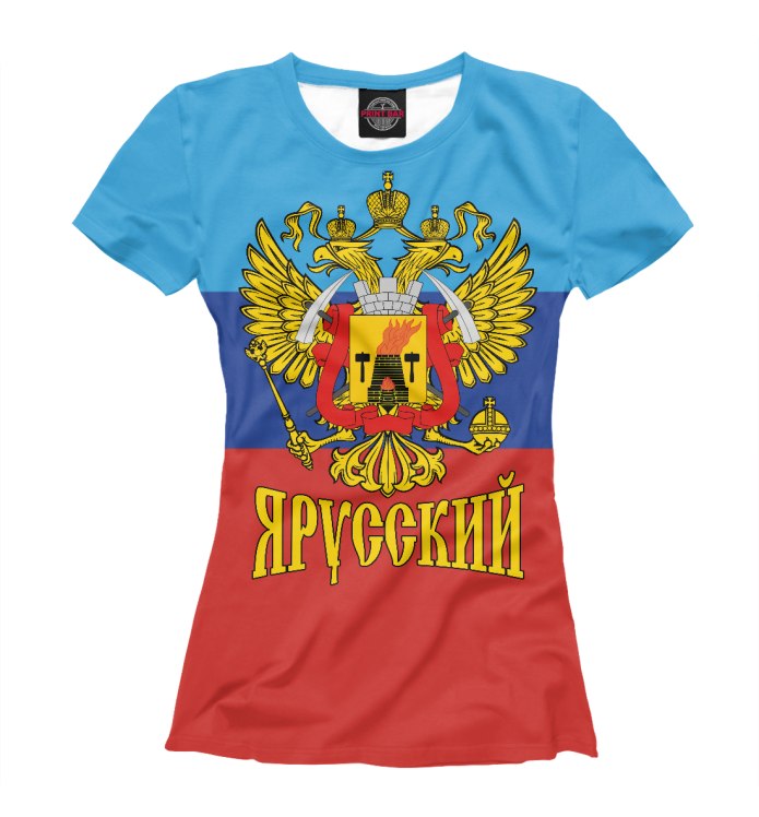Футболка с надписью я русский