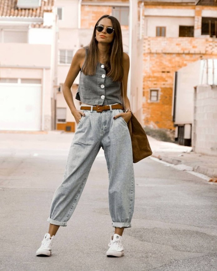 Slouchy джинсы Zara