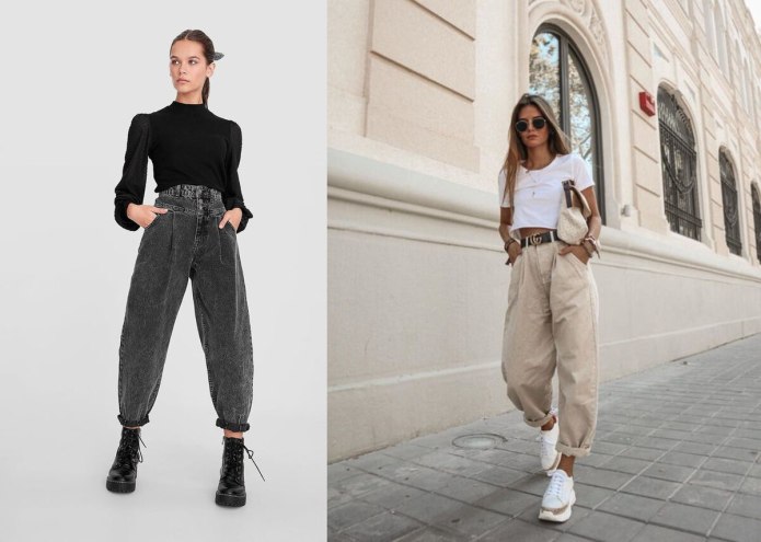 Slouchy джинсы Zara