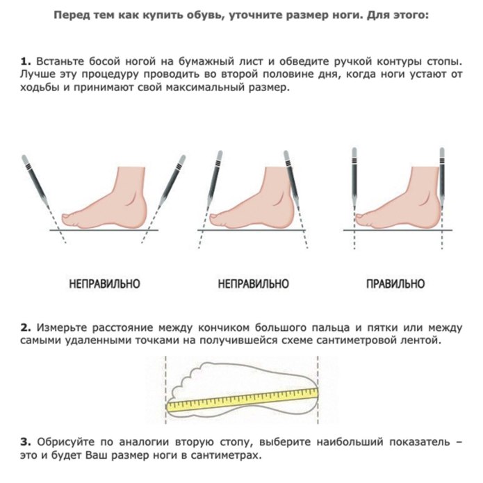 Таблица размеров Lowa Zephyr