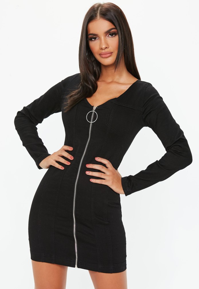 Missguided платье черное