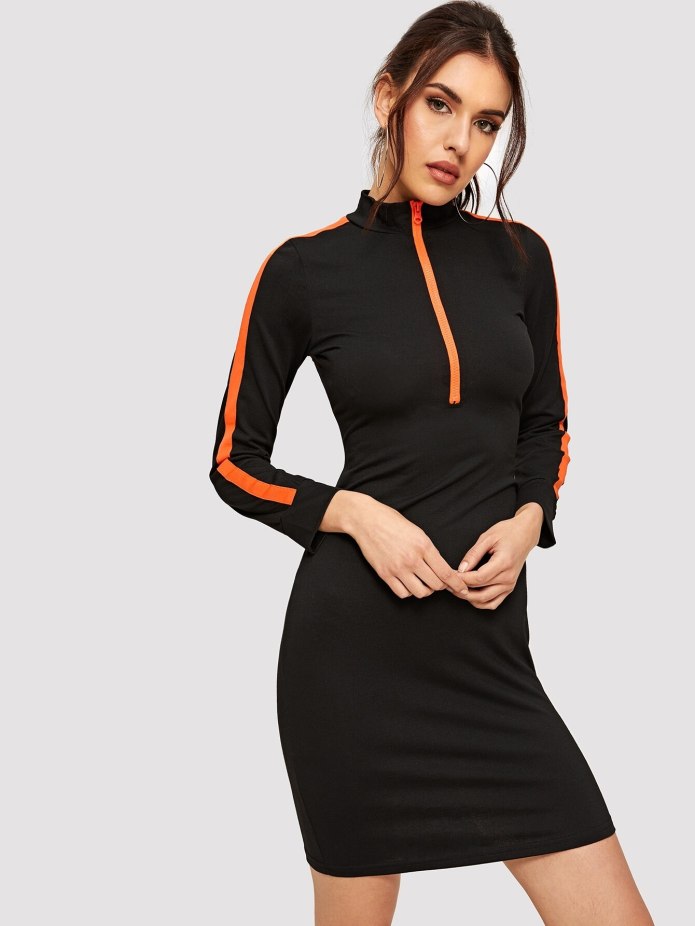 Alexander MCQUEEN платье черное на молнии