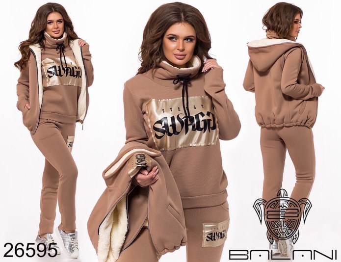 Спортивный костюм 3ка теплый Fashion