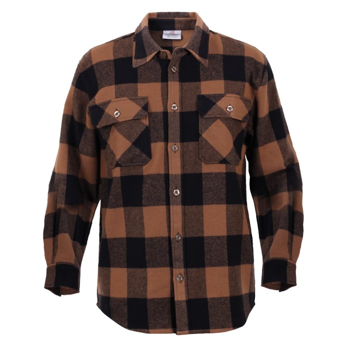 Heavyweight Flannel long-Sleeve Shirt