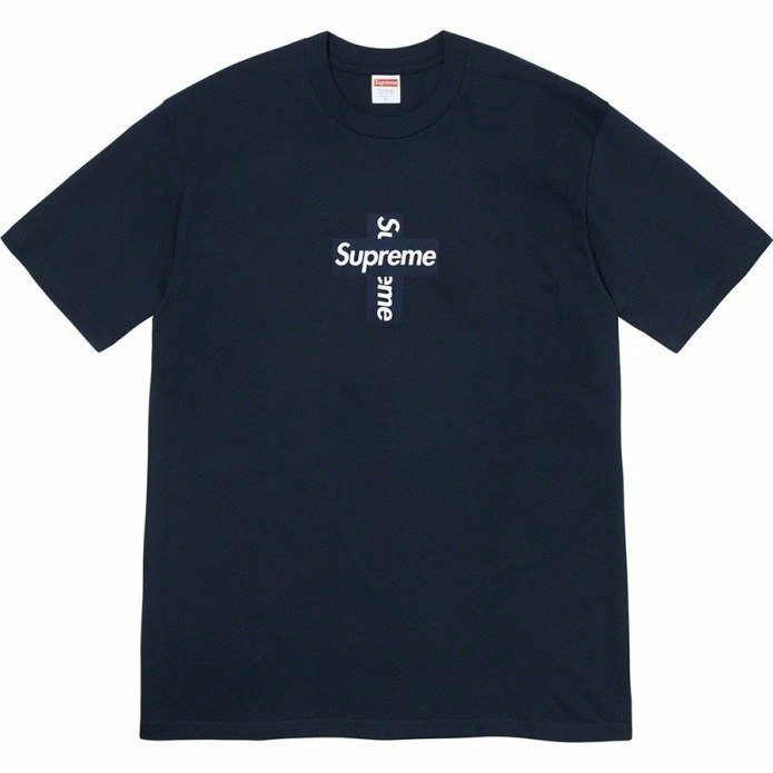 Supreme красная футболка