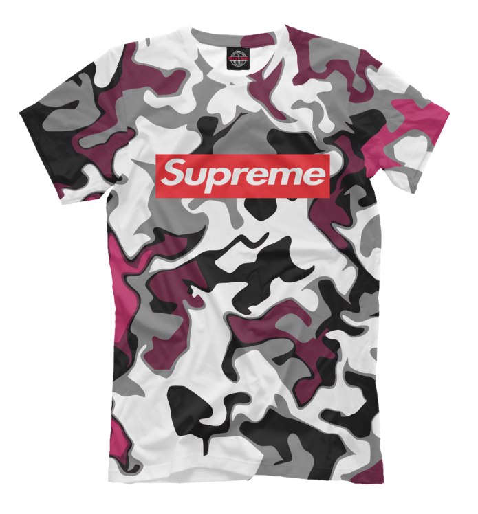 Supreme Grip футболка красная