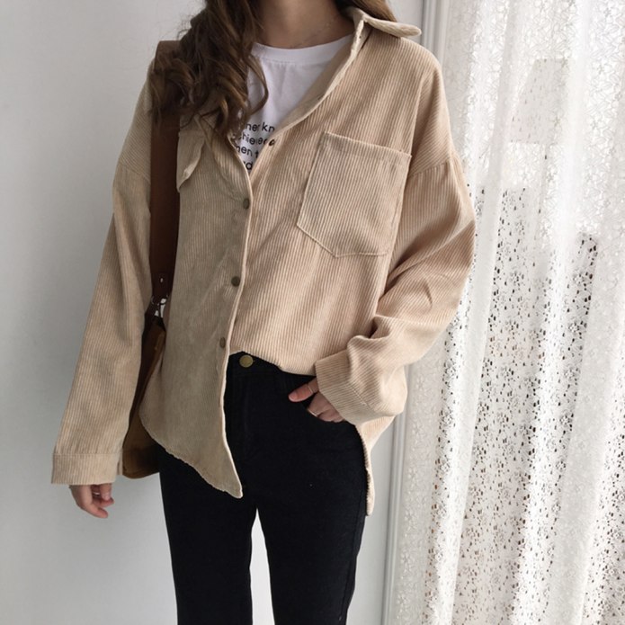 Куртка Oversize вельвет