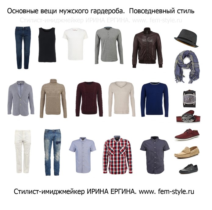 Подборка мужской одежды
