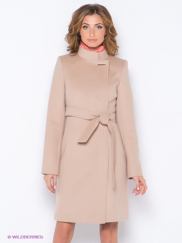 Пальто Sportmax с воротником стойка