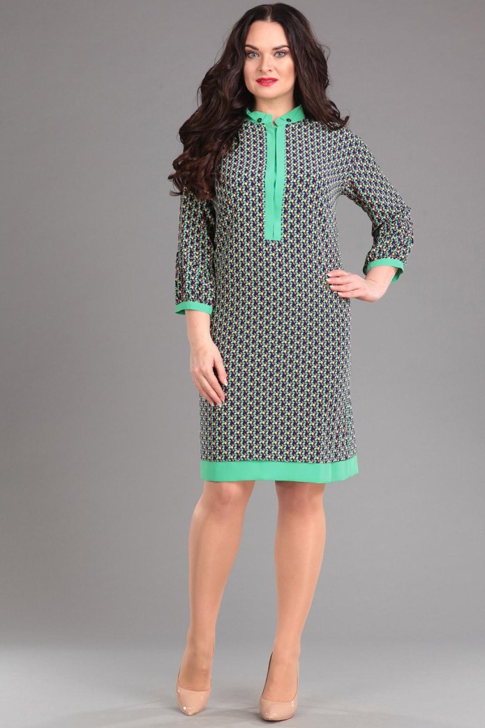 Lady Style платья трикотаж зеленый