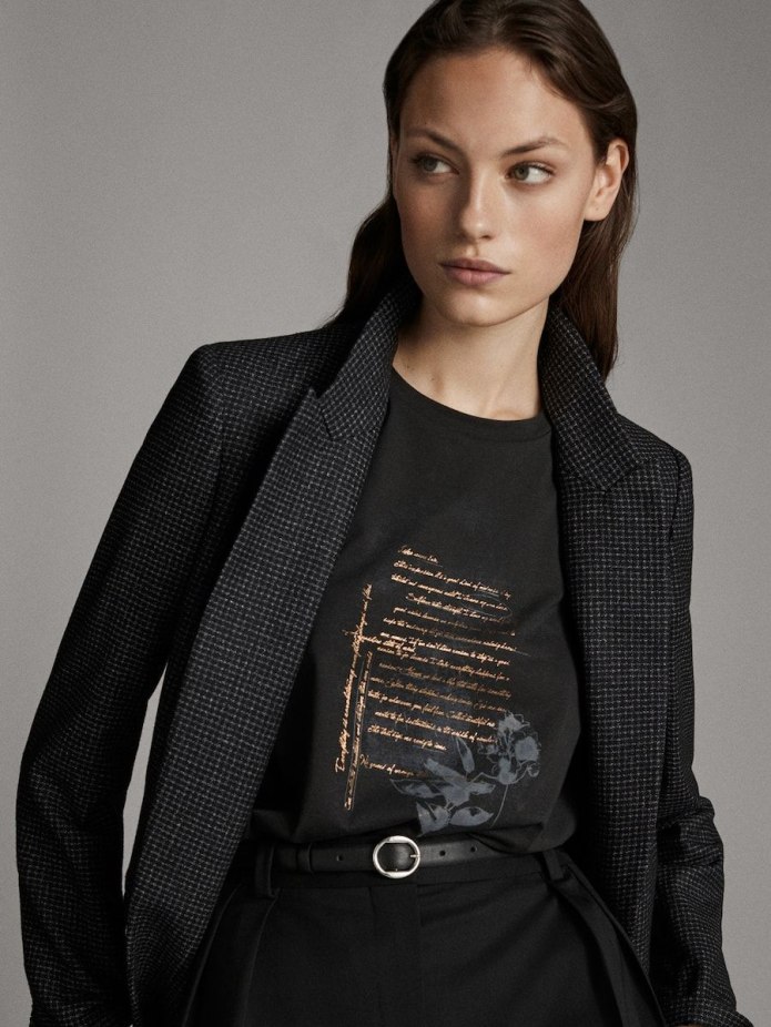 Massimo Dutti пальто из шерсти