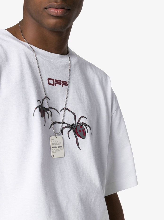 Off White футболка красная