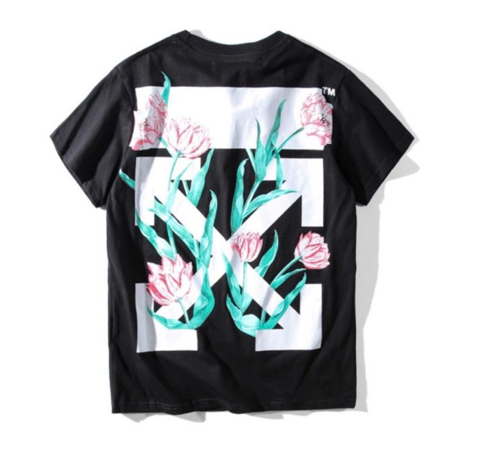 Футболка off White с лентами