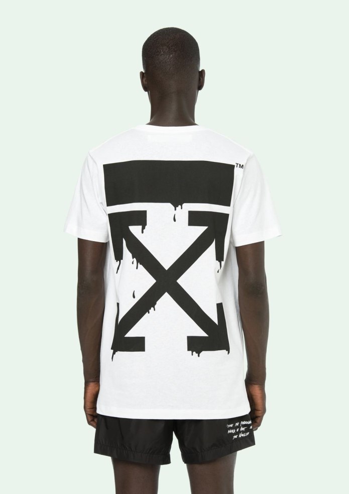 Off White temperature футболка