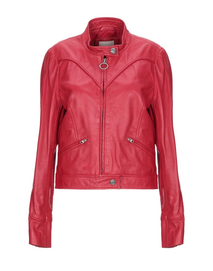 Кожаное платье Pinko