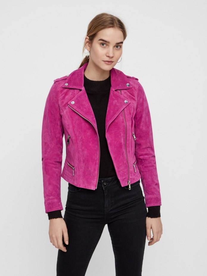 Кожаная косуха Pinko