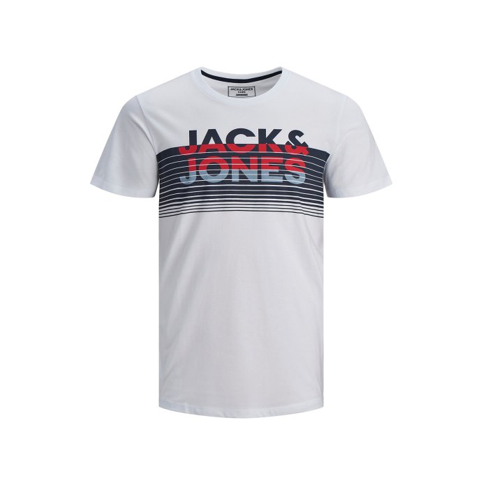 Jack & Jones хлопковая футболка с принтом череп