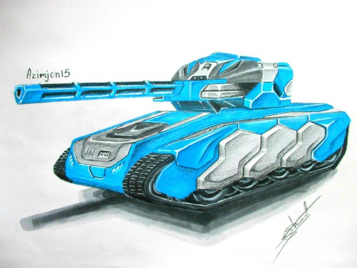 Прицел Тайпан бирюза для World of Tanks