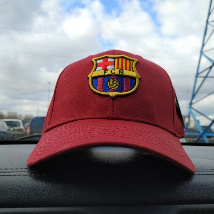 Barca бейсболка бордовая
