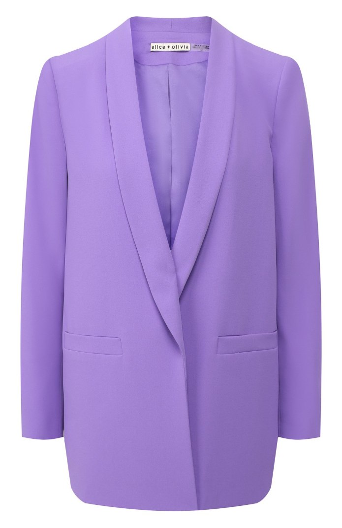 Фиолетовый блейзер Zara