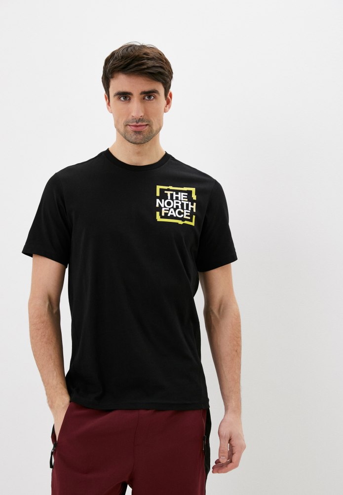 The North face футболка мужская черная