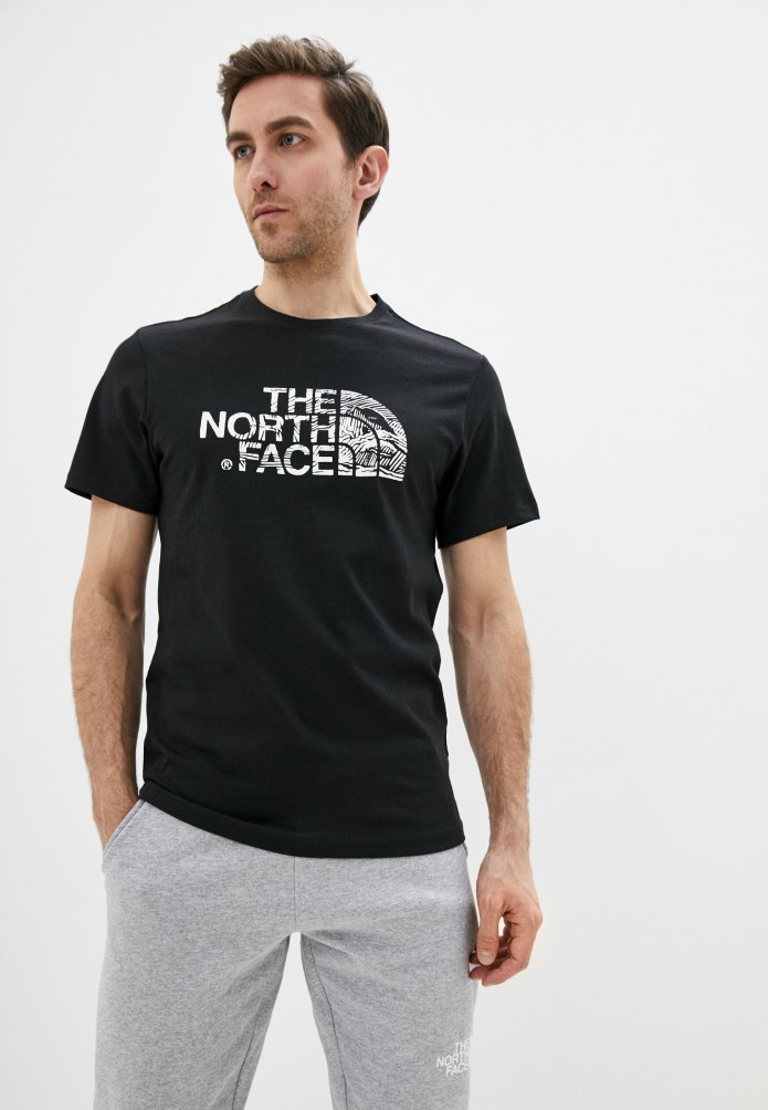 Футболка the North face белый