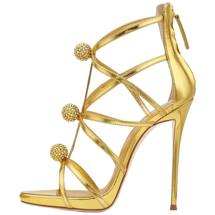 Giuseppe Zanotti обувь женская золото
