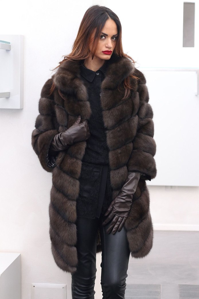Шуба Fendi 2020 Соболь