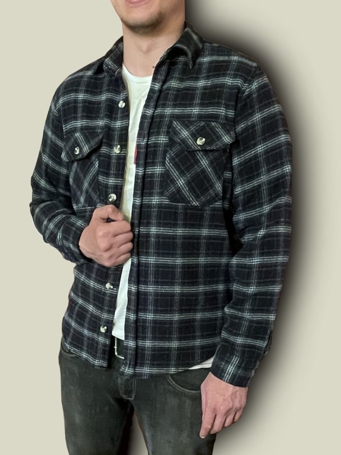 Hollister рубашка мужская клетка