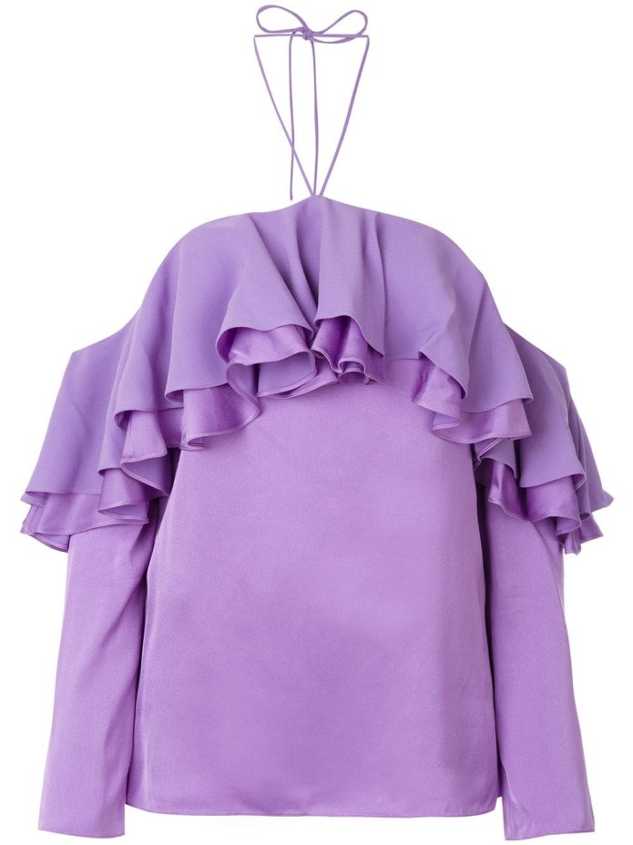 Лавандовая рубашка Zara