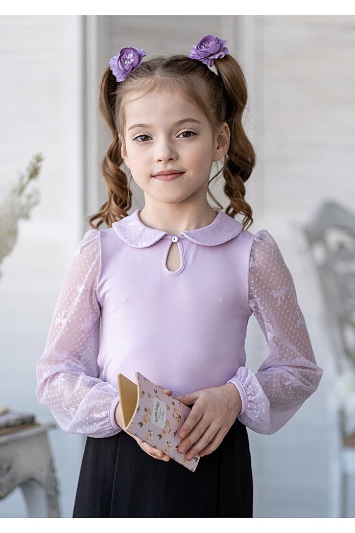 Patrizia Pepe Лавандовая блуза