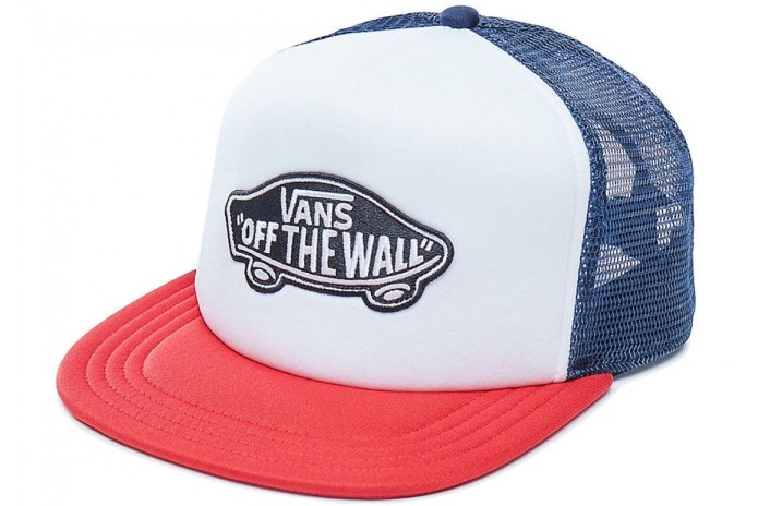 Vans Patch Trucker Red Blue