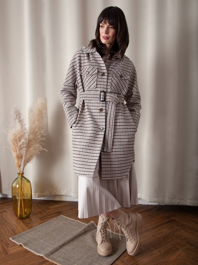 Принт клетка Burberry стритстайл