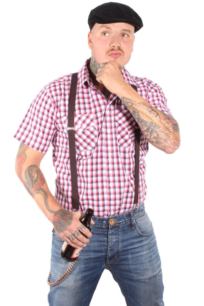 Tank Top and Leather Jeans boys
