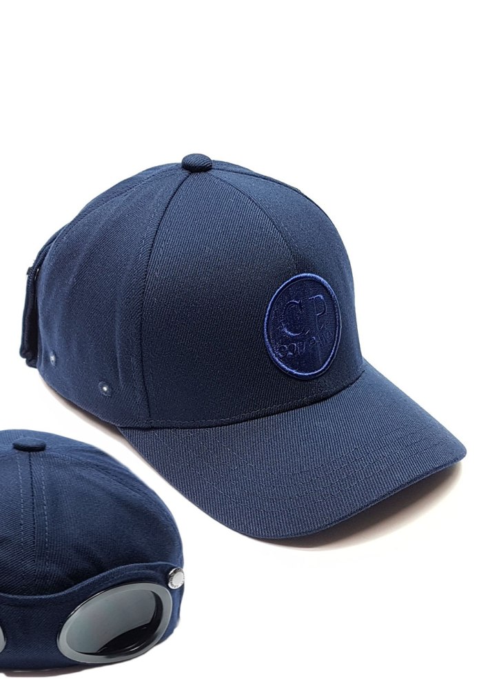 Кепка c.p Company темно синяя