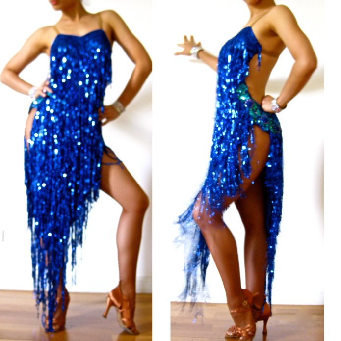 Latin Dresses с бахромой
