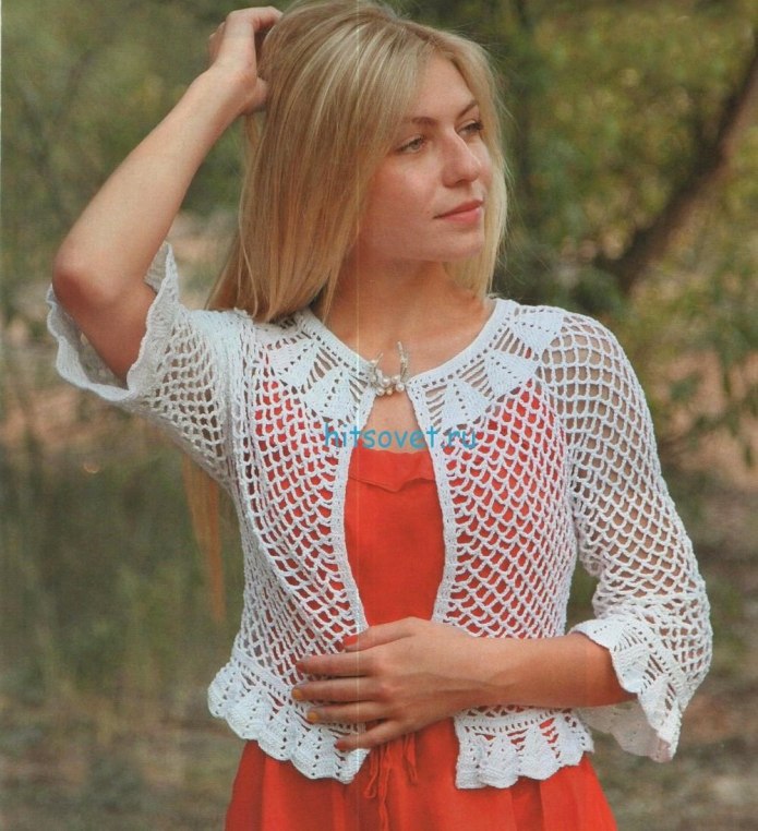 Кофточка крючком