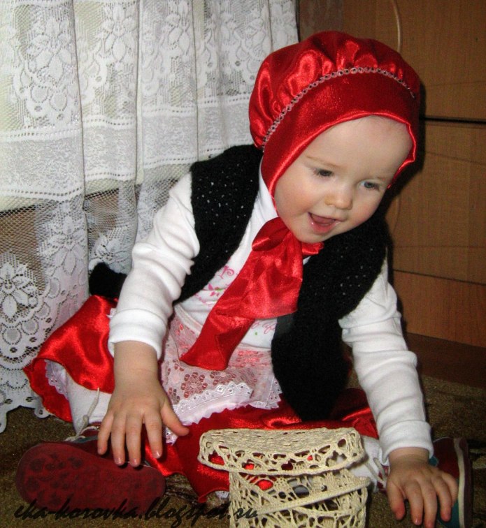 Костюм красной шапочки детский