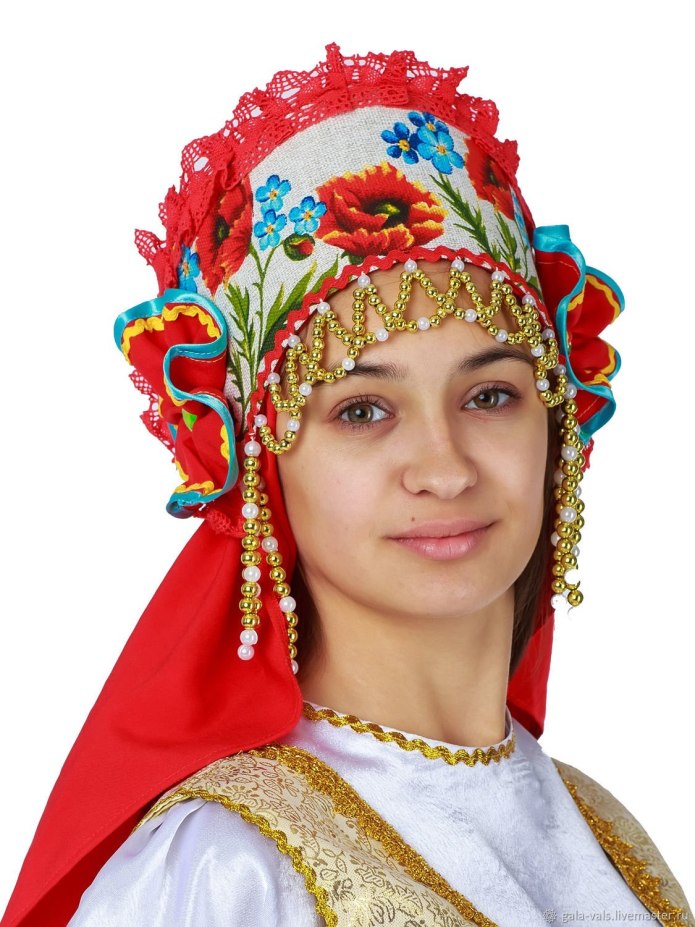 Головной убор Кичка Курской губернии