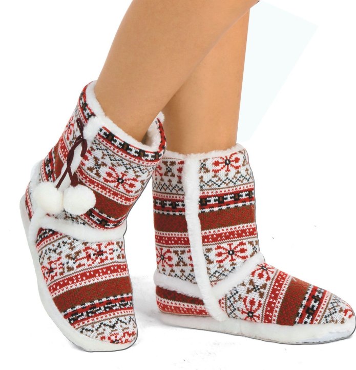 Меховые тапки