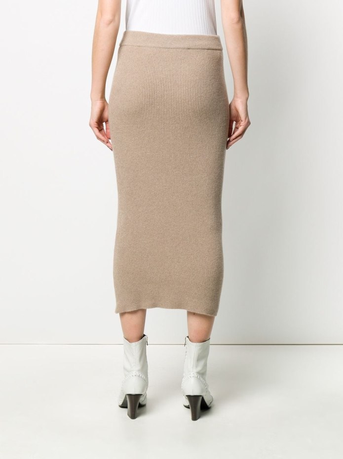 Юбка Uniqlo серая